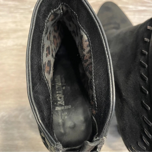 Aquatalia Marvin K Riley Suede Waterproof Ankle Heeled Boots Size 7.5 - Picture 8 of 16